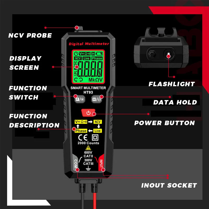 2025 Hot Sale Digital smart multimeter