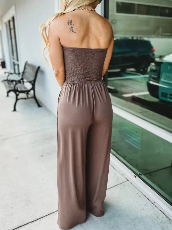 (2025 Nieuwjaar-Hot Sale)Newest Strapless Taille Jumpsuit