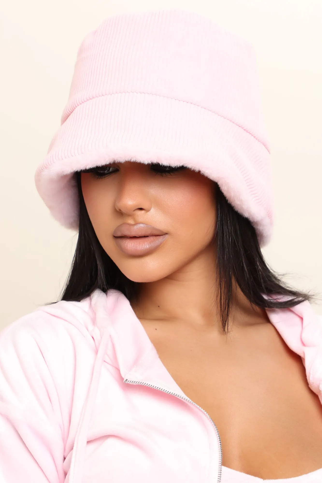 Adorable To Me Reversible Bucket Hat - Pink/combo