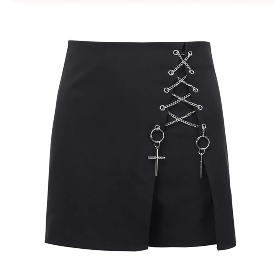 Cross High Waist Casual Shorts