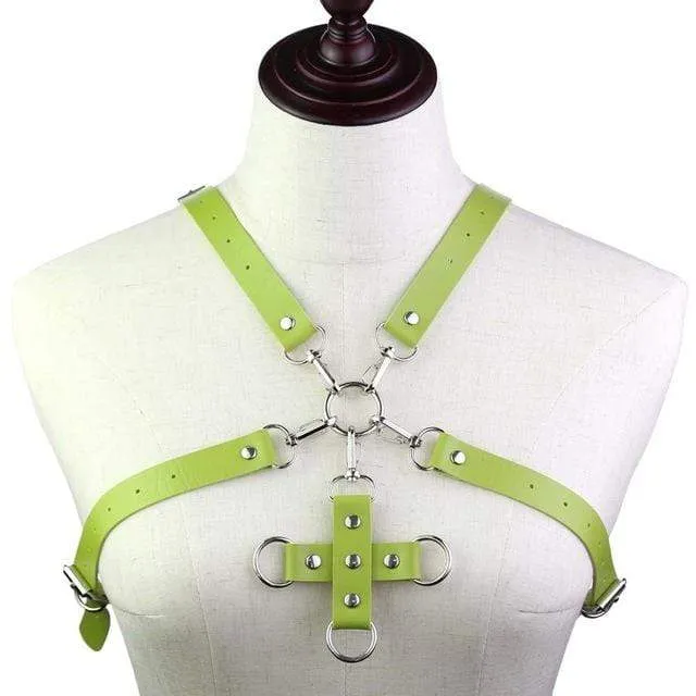 Cross of Revelation Leather Harness
