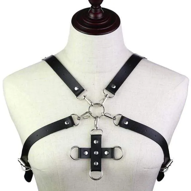 Cross of Revelation Leather Harness