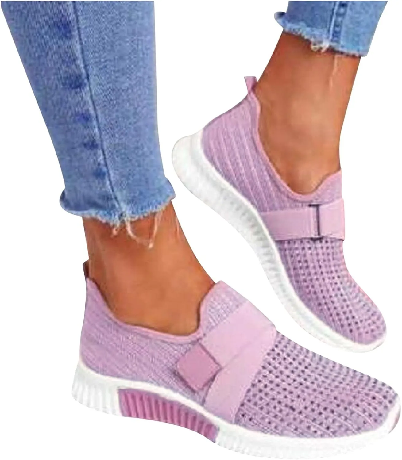 Hiking Shoes Women Women's Casual Shoes Orthopedic Sneakers for Women Walking Shoes Outdoor Walking Shoes Slip on Sock Sneakers Dressy Tennis Shoes for Women