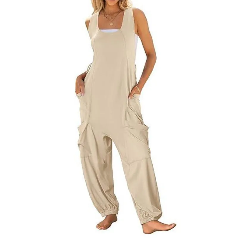 hot sale - Women's Sleeveless Baggy Jumpsuit