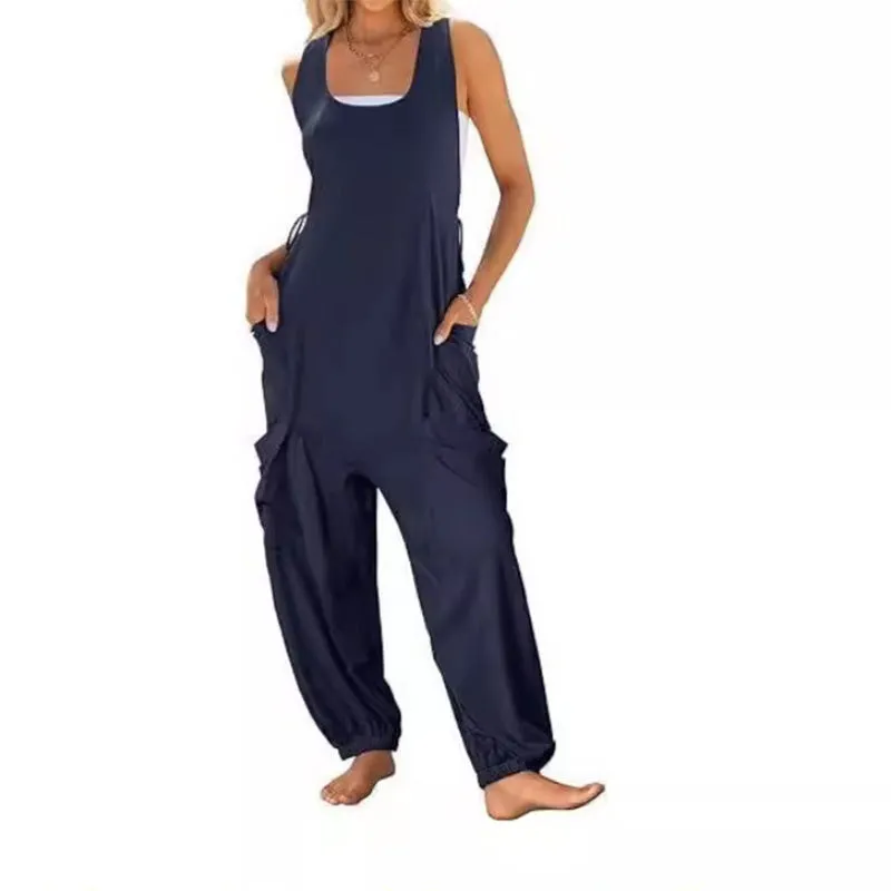 hot sale - Women's Sleeveless Baggy Jumpsuit