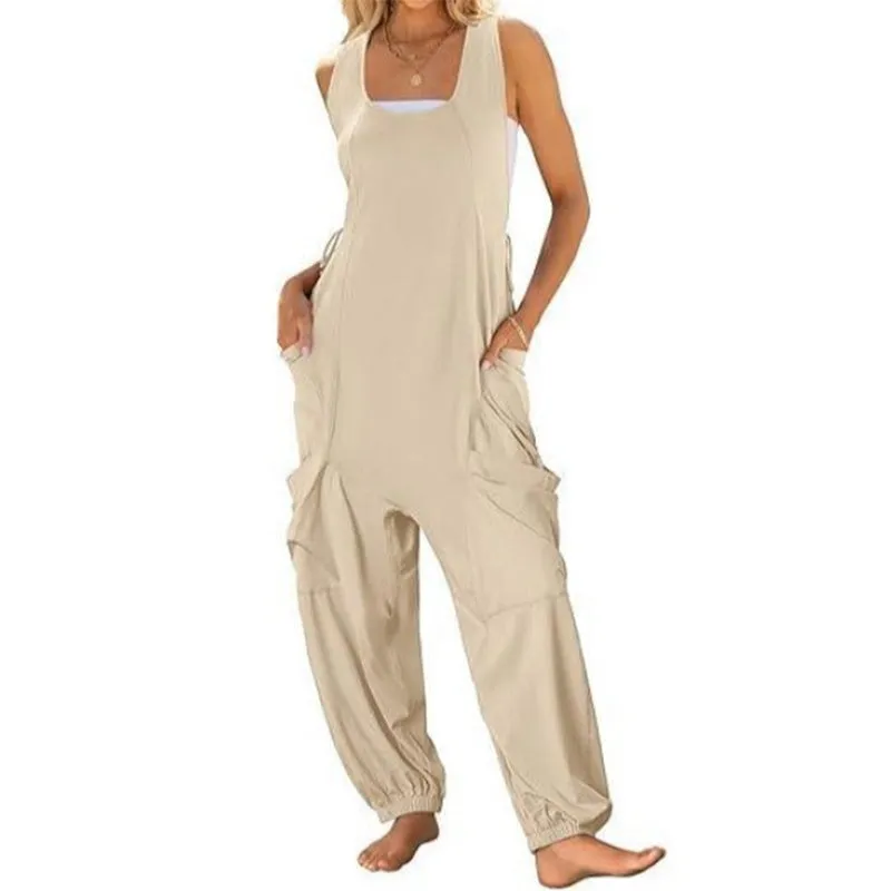 hot sale - Women's Sleeveless Baggy Jumpsuit