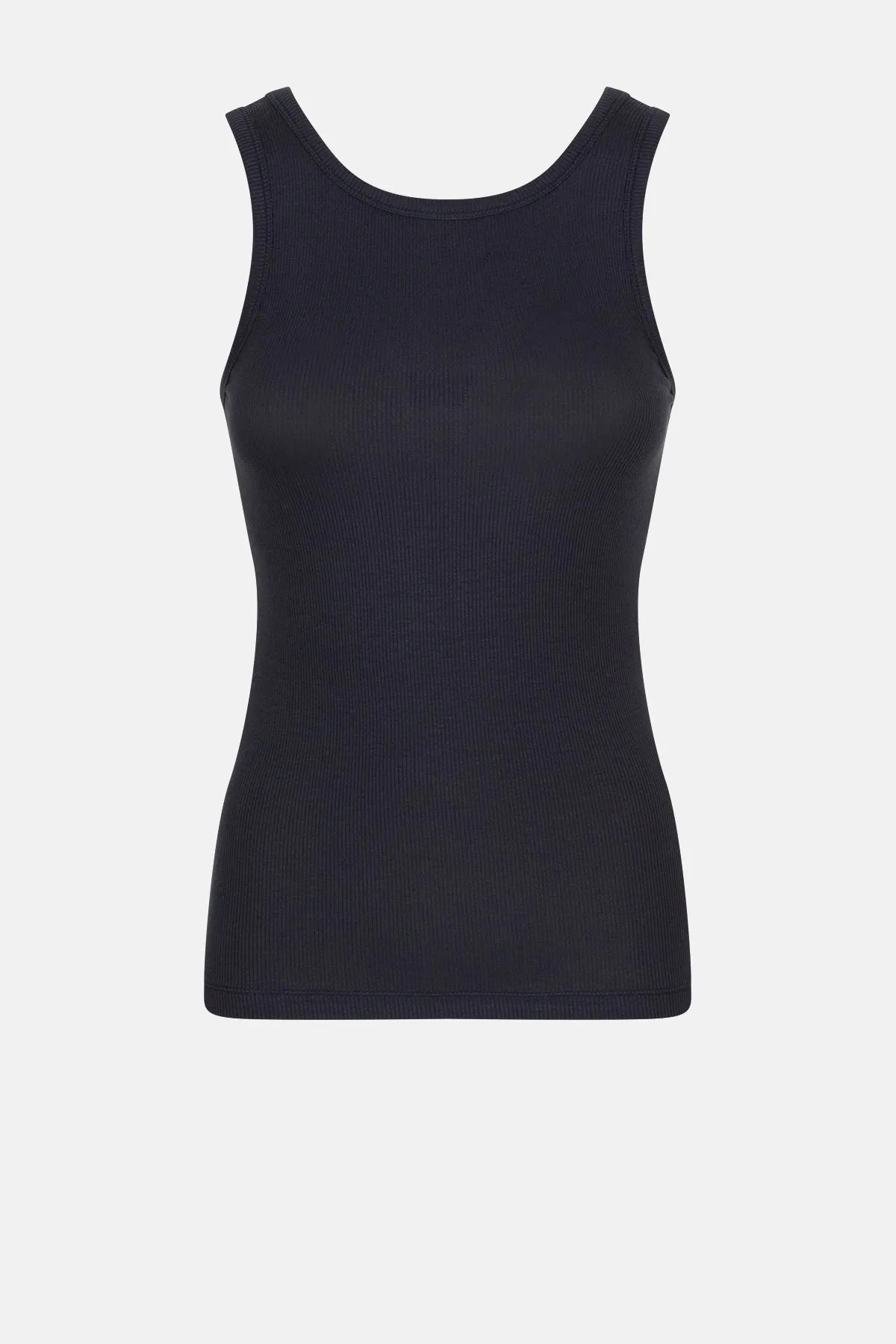 Initial Ribbed Tank Top | Bering Sea