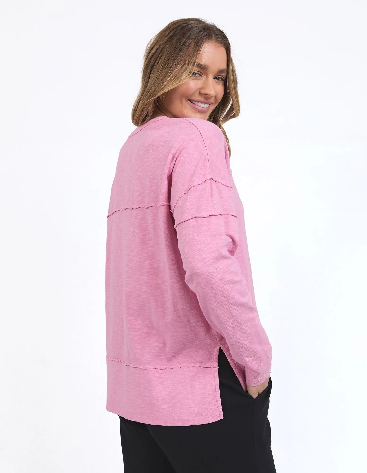 Jayne Throw On Top - Rose Pink