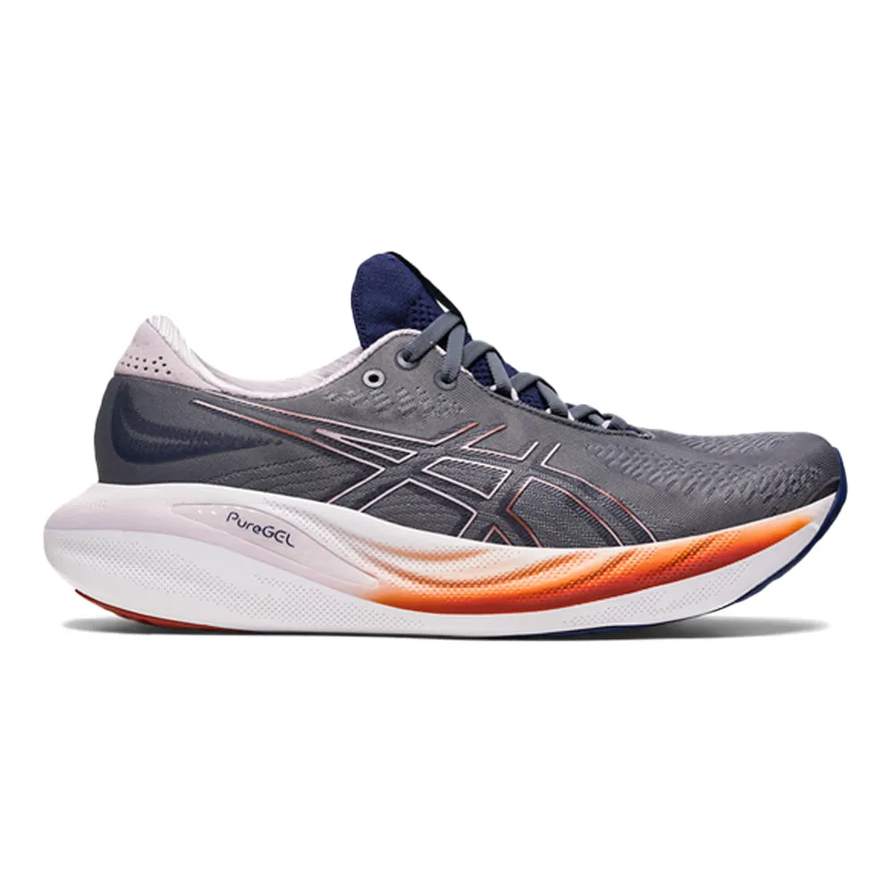 Men's Asics Gel-Nimbus 25, METROPOLIS/DUSK VIOLET, 12.5 4E Extra Wide