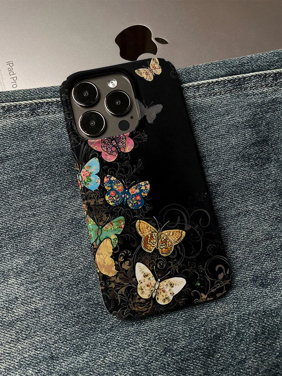 Retro Colorful Butterfly Phone Case
