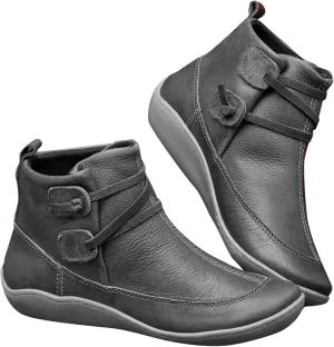 Snow Boots for Women Ankle Women Ankle Booties Boots for Women Brown Wedge Bootie for Women Comfortable Indoor and Outdoor Soft Sole Fashion Slip on Pointed Toe Chunky Stacked Heel