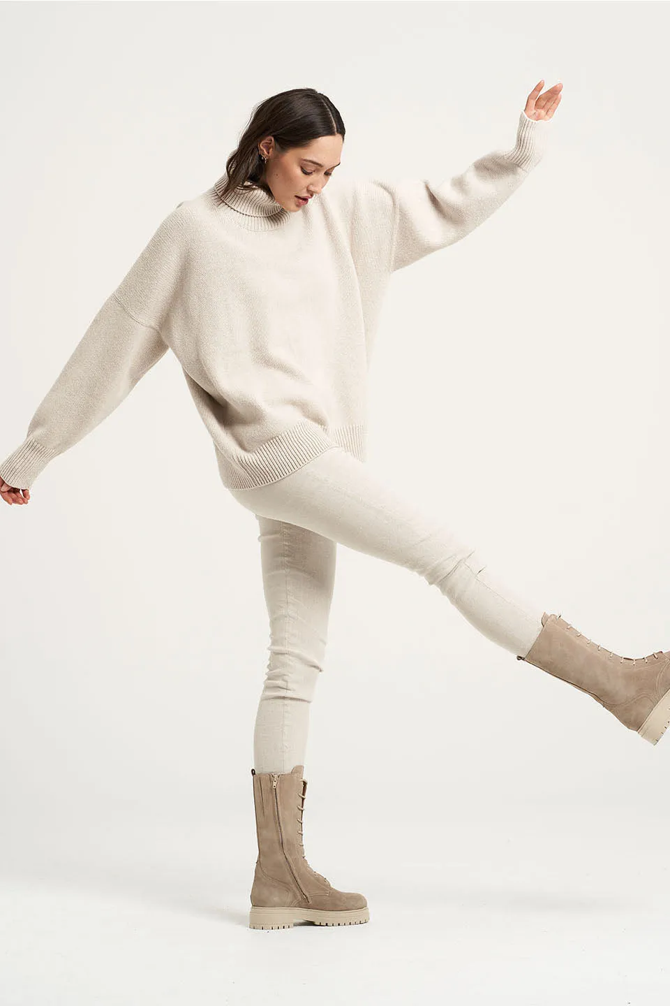 Spectre Turtleneck Stone